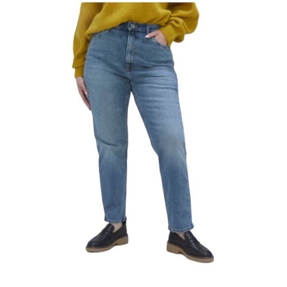 Everlane‎ The Original Cheeky Jean Sz 33 Ankle Organic Cotton Slim Straight Leg - Picture 1 of 11
